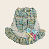 Green Chic Dog Dress - Fashional Pet Outfit