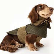 Two-Tone Dog Cape - Reversible Quilted Coat for Pets