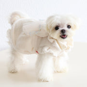 Winter Warm Dress Snow Angel Princess  for Small Medium Dogs Pet Clothing