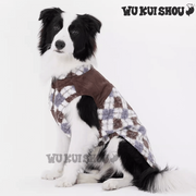 Quilted Dog Vest - Plush Sherpa Lined Warm Sleeveless Coat