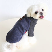 Winter Warm Sweater Starry Turtleneck Dog Clothing for Small Medium Dogs Pet Clothing