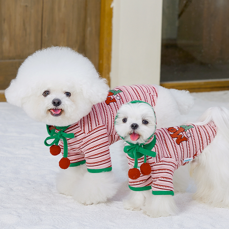 Christmas Warm Shirt Winter Clothes for Small Medium Dogs