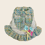 Green Chic Dog Dress - Fashional Pet Outfit