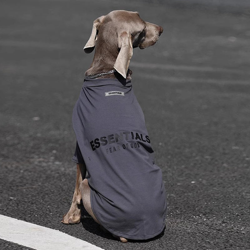 Soft Cotton Breathable T-Shirt Big Dog Clothes - PIKAPIKA