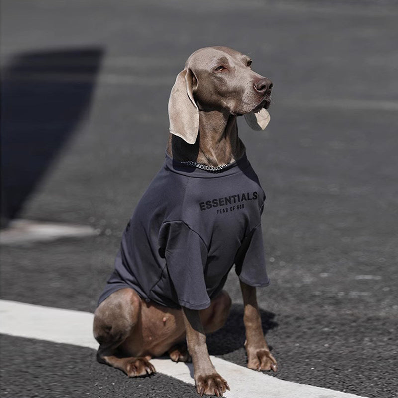 Soft Cotton Breathable T-Shirt Big Dog Clothes - PIKAPIKA