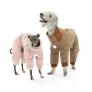 Handmade Warm Snowsuit Duck Down Fluffy Four-Leg Down for Bedlington Italian greyhound Whippet Dog Clothes