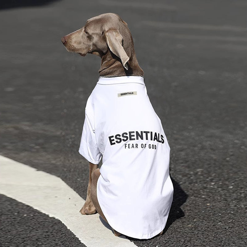 Soft Cotton Breathable T-Shirt Big Dog Clothes - PIKAPIKA