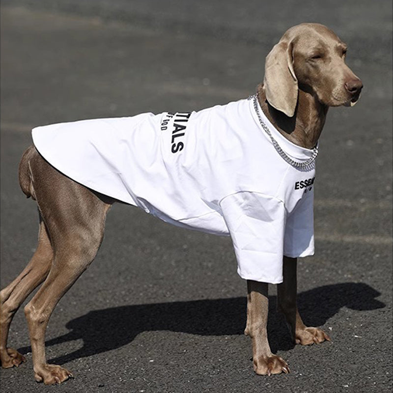 Soft Cotton Breathable T-Shirt Big Dog Clothes - PIKAPIKA
