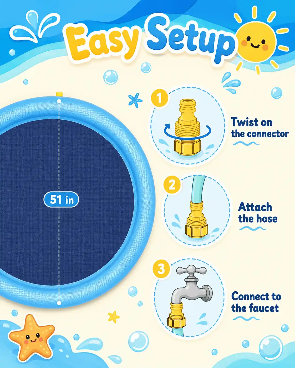 tahupet™ AquaSplash Dog Splash Pad