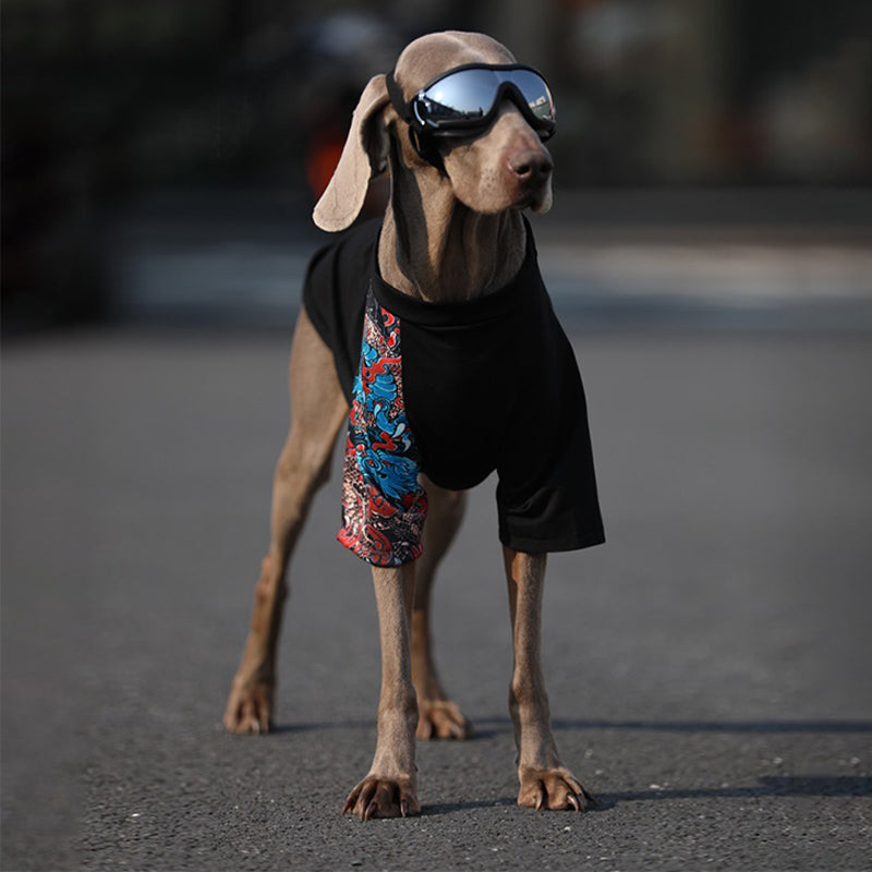 Soft Cotton Breathable T-Shirt Big Dog Clothes - PIKAPIKA