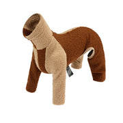 Handmade Thick Fleece Four-Leg Outfit for Dogs Fall Winter Outdoor Wear for Italian greyhound Whippet Dog Clothes