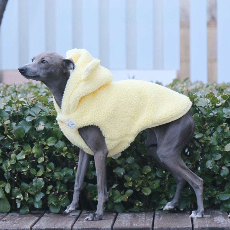 Fleece-Lined Winter Whippet Italian Greyhound Dog Vest