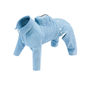 Handmade Cotton Denim Long-Sleeve Four-Leg Jackets  for Italian greyhound Whippet Dog Clothes