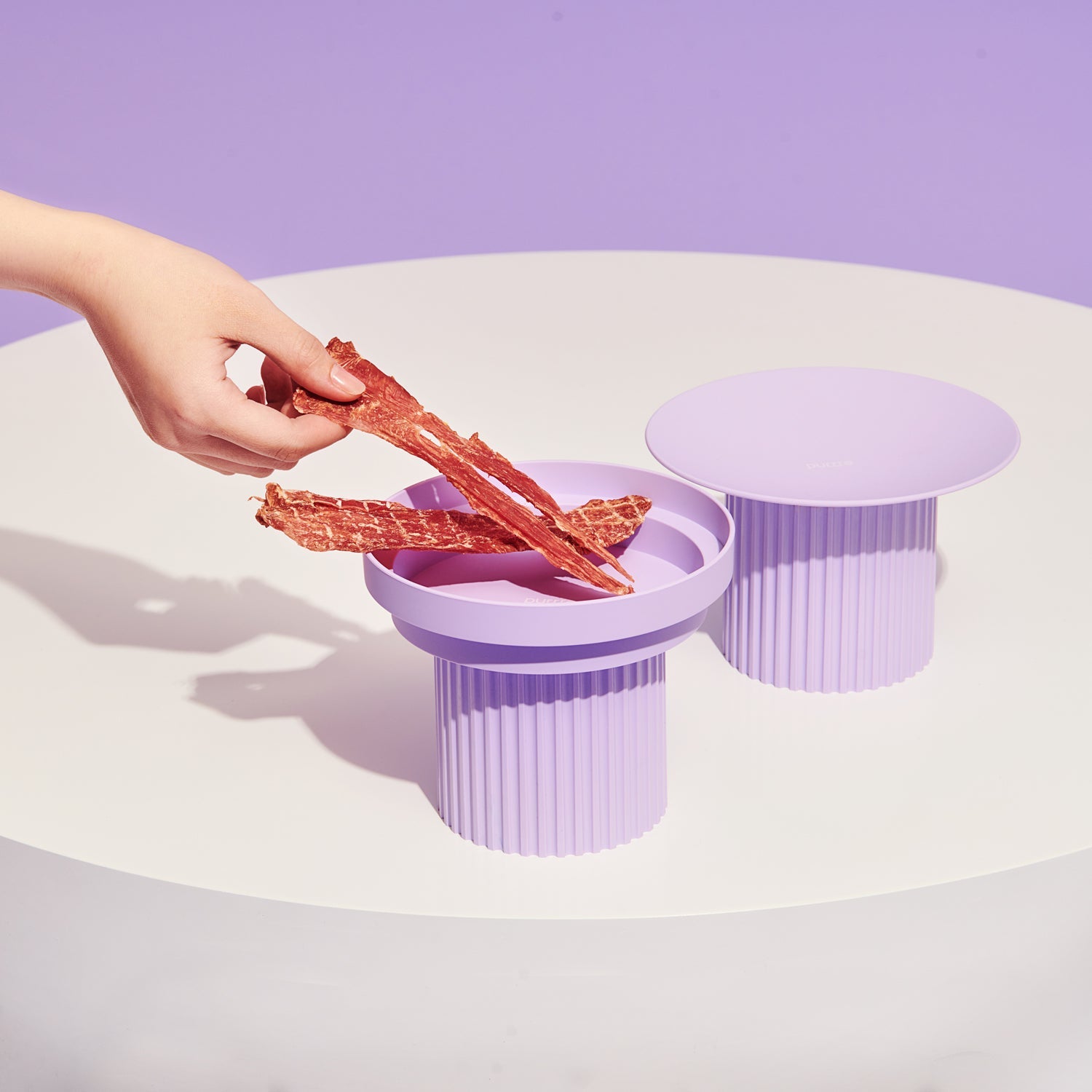 Cat Raised Food Bowl Feeder and Waterer - PIKAPIKA