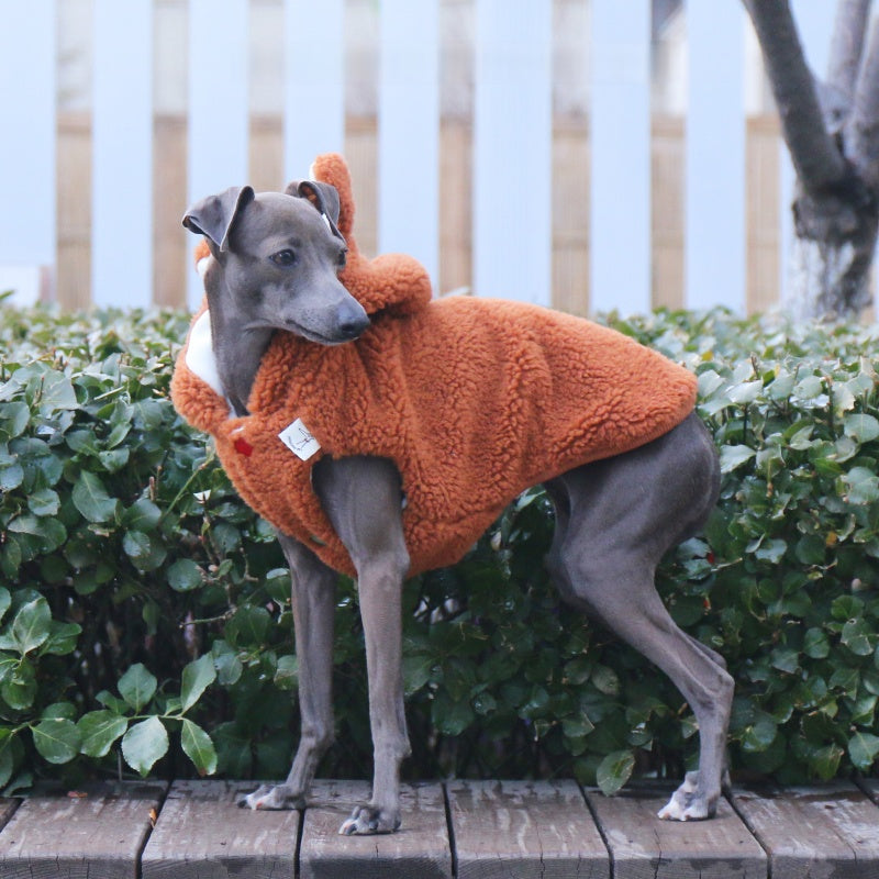 Fleece-Lined Winter Whippet Italian Greyhound Dog Vest