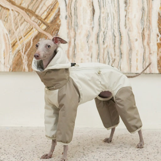 Thermal Cotton Dog Jumpsuit Lightweight Waterproof Coat for Bedlington Greyhound Whippet Clothes