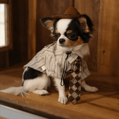 Gentleman Pet Shirt – Fall Dog & Cat Apparel