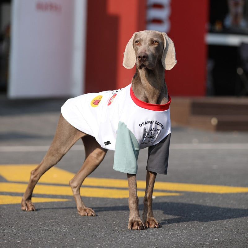 Soft Cotton Breathable T-Shirt Big Dog Clothes - PIKAPIKA