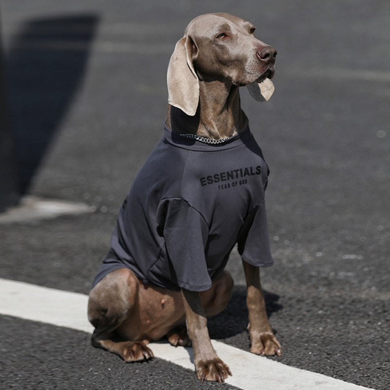 Soft Cotton Breathable T-Shirt Big Dog Clothes - PIKAPIKA