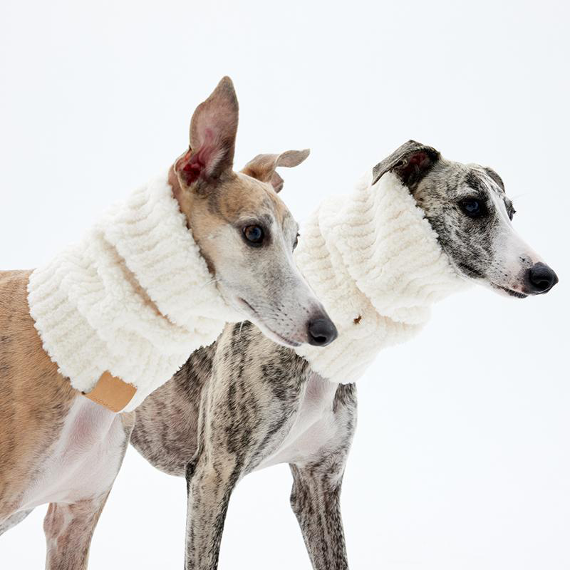 Plush Thermal Whippet Italian Greyhound Dog Scarf