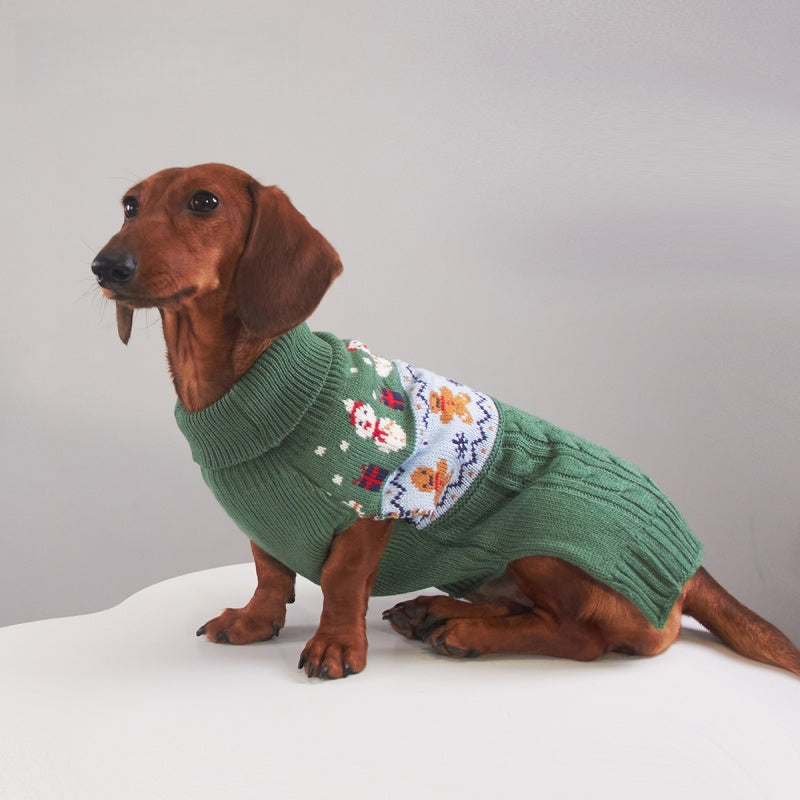 Weenie Dog Clothes Christmas Sweater Dog Clothes Dachshund