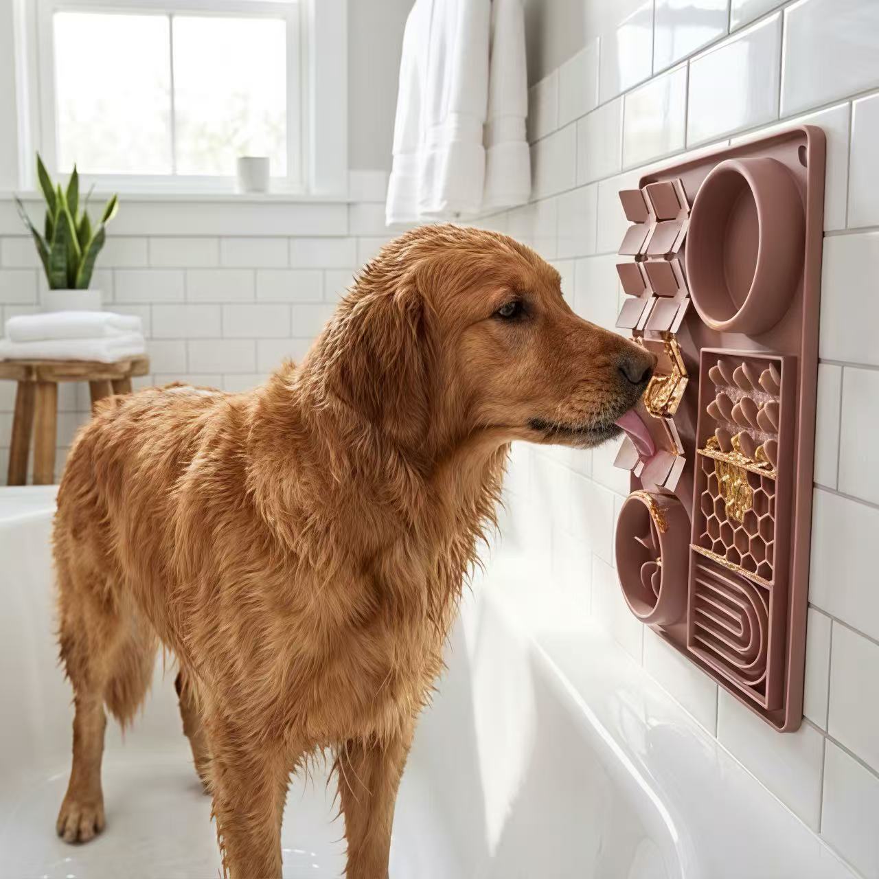 All-in-One Silicone Dog Slow Feeder Mat