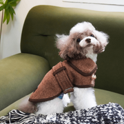 Brown Dog Coat - Classic Trench Style for All Breeds