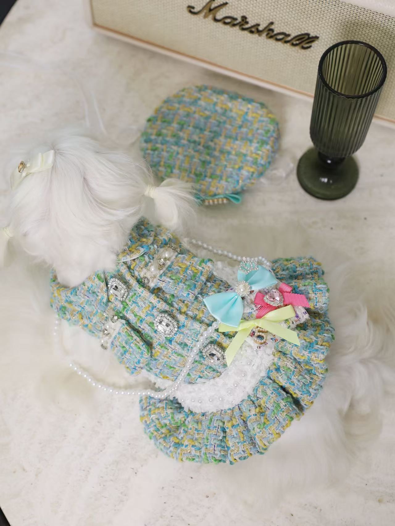 BELO Green Chic Dog Dress - Fashional Pet Outfit