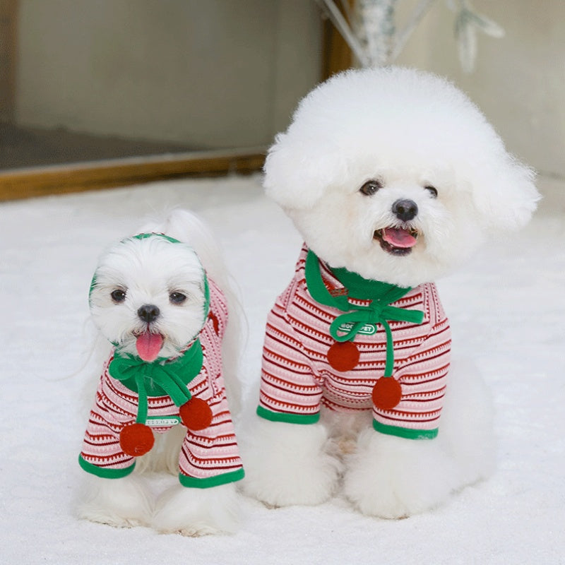Christmas Warm Shirt Winter Clothes for Small Medium Dogs