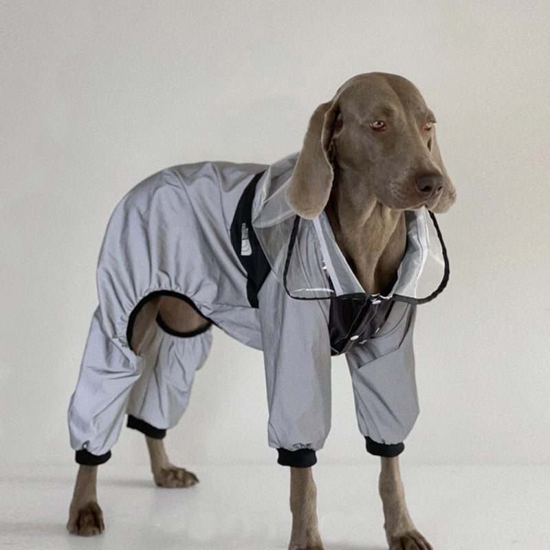 Big Dog Clothing Raincoat Reflective Waterproof Onesie Jacket - PIKAPIKA
