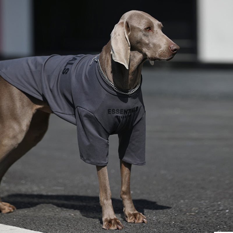 Soft Cotton Breathable T-Shirt Big Dog Clothes - PIKAPIKA