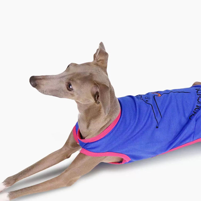 Cotton Soft Tank Top Shirt Italian Greyhound Whippet Dog Clothes - PIKAPIKA