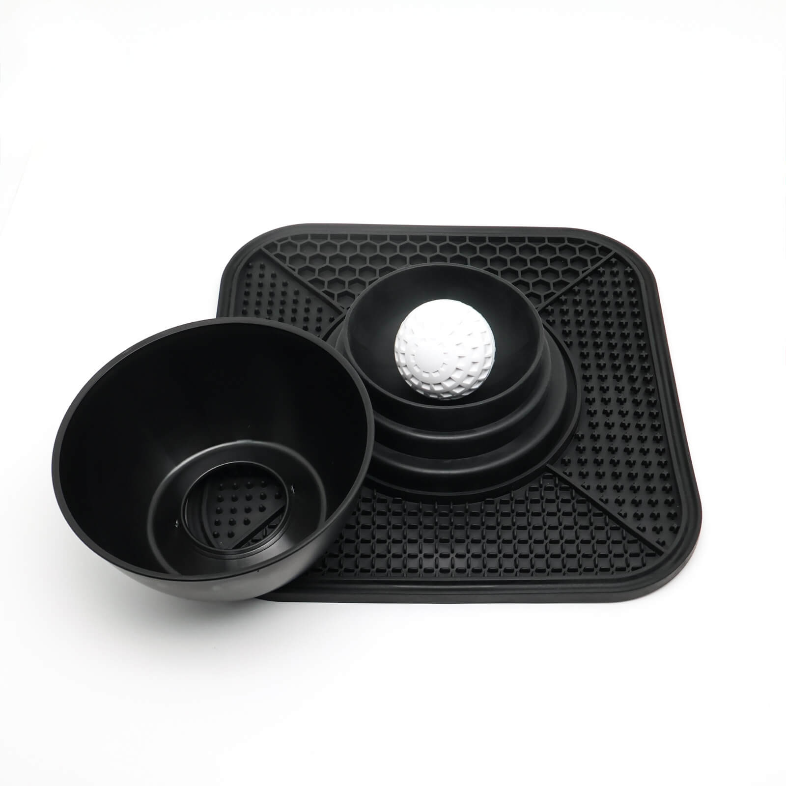 Rolling Ball Slow Feeder & Lick Mat