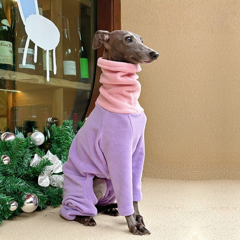 Thermal Turtleneck 4Legs Whippet Italian Greyhound Dog Onesies