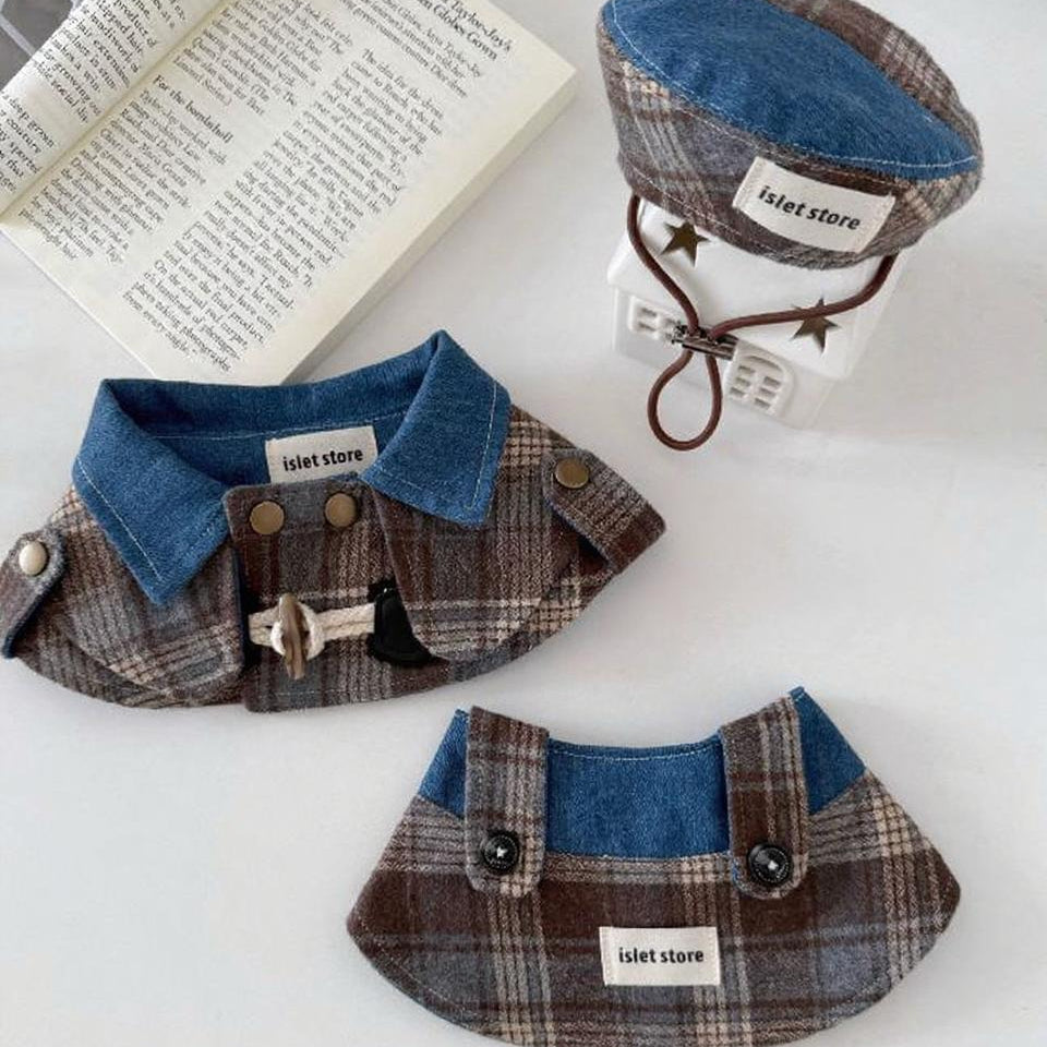 Pet Bandana Cotton Triangle Bib Drool Scarf Blue