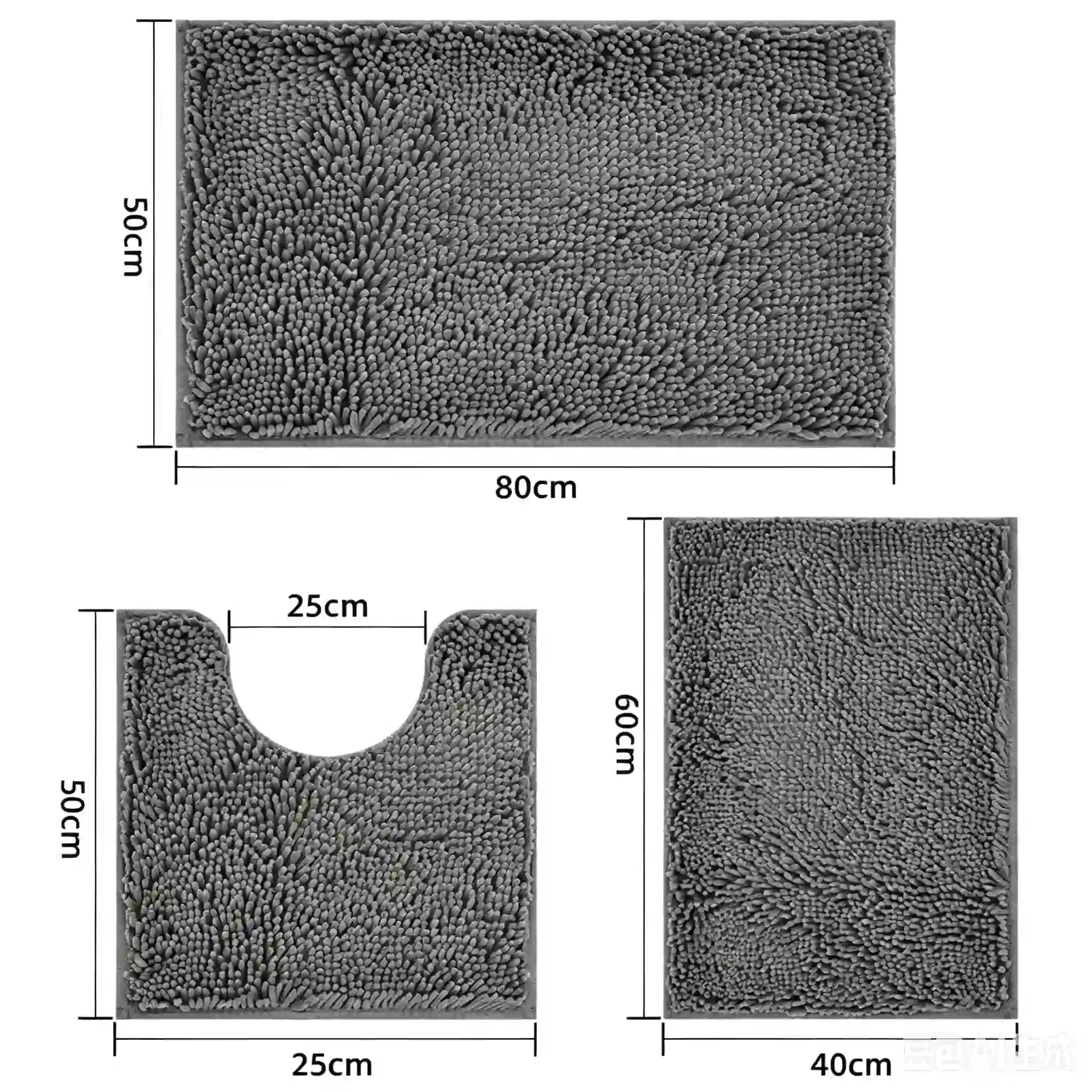 tahupet® Premium 3-Piece Ultra-Absorbent Mat Set