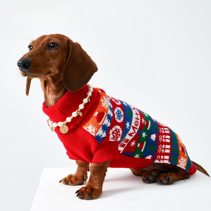 Weenie Dog Clothes Christmas Sweater Dog Clothes Dachshund Outfit