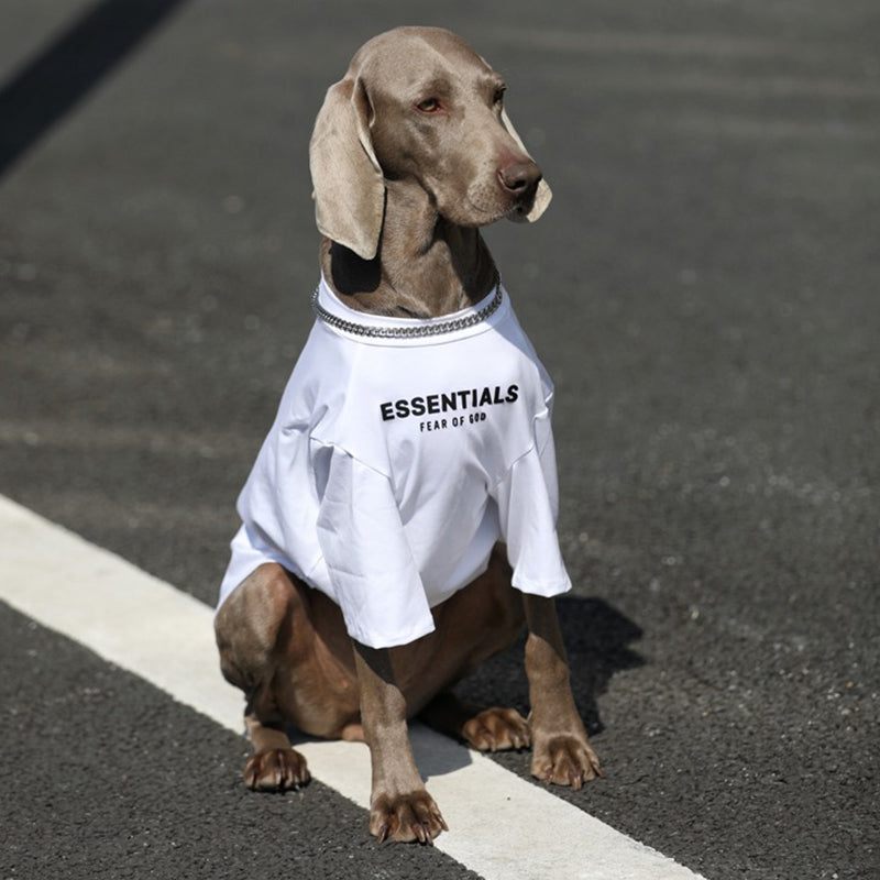 Soft Cotton Breathable T-Shirt Big Dog Clothes - PIKAPIKA