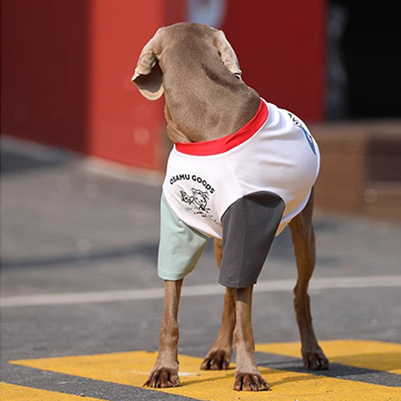 Soft Cotton Breathable T-Shirt Big Dog Clothes - PIKAPIKA