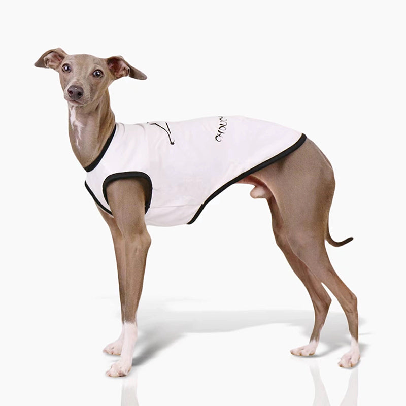Cotton Soft Tank Top Shirt Italian Greyhound Whippet Dog Clothes - PIKAPIKA