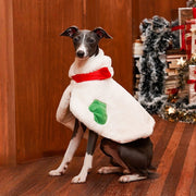 Christmas Snowman Cloak Winter Outfit for Italian Greyhound Whippet Dog Clothes