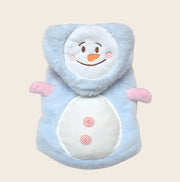 Snowman Reindeer Warm Dog Winter Coat