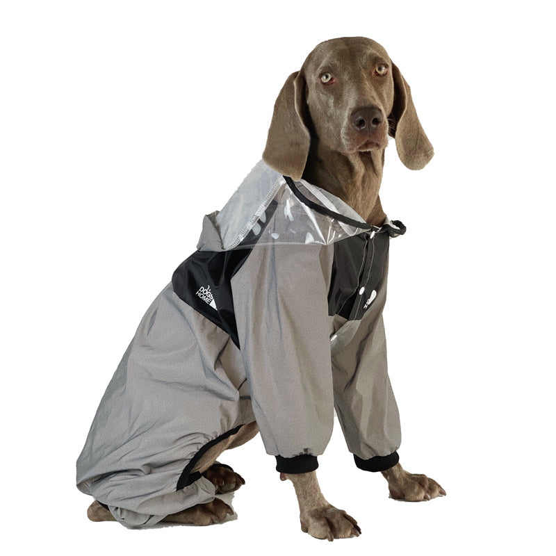 Big Dog Clothing Raincoat Reflective Waterproof Onesie Jacket - PIKAPIKA