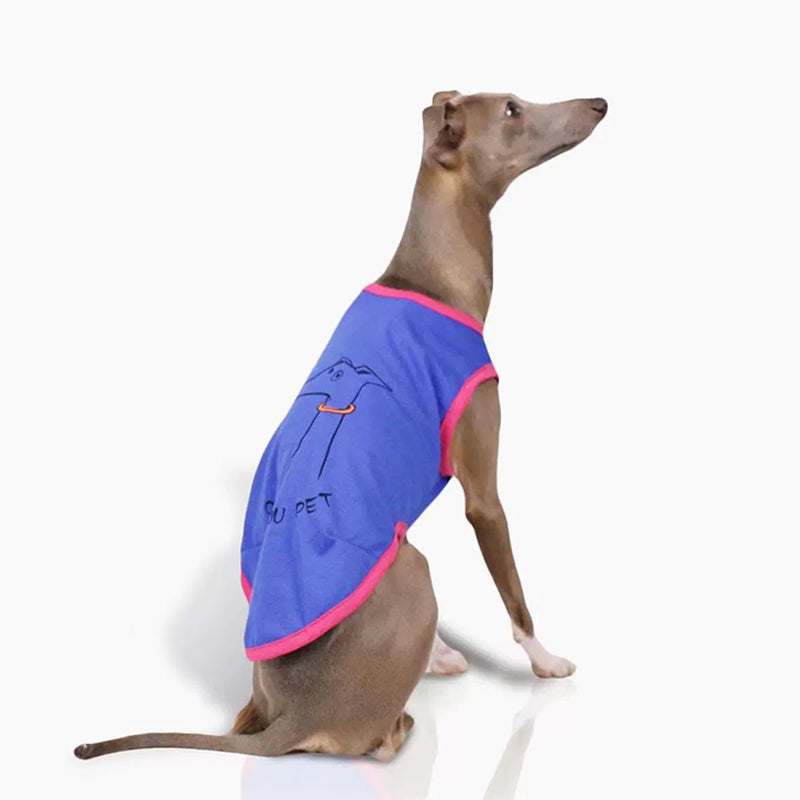 Cotton Soft Tank Top Shirt Italian Greyhound Whippet Dog Clothes - PIKAPIKA