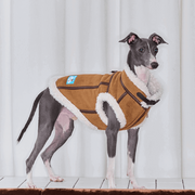 Leather Pet Jacket – Warm Faux Fur Dog/Cat Vest