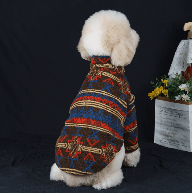 Sherpa Dog Coat - Plush Jacket for Large Breeds