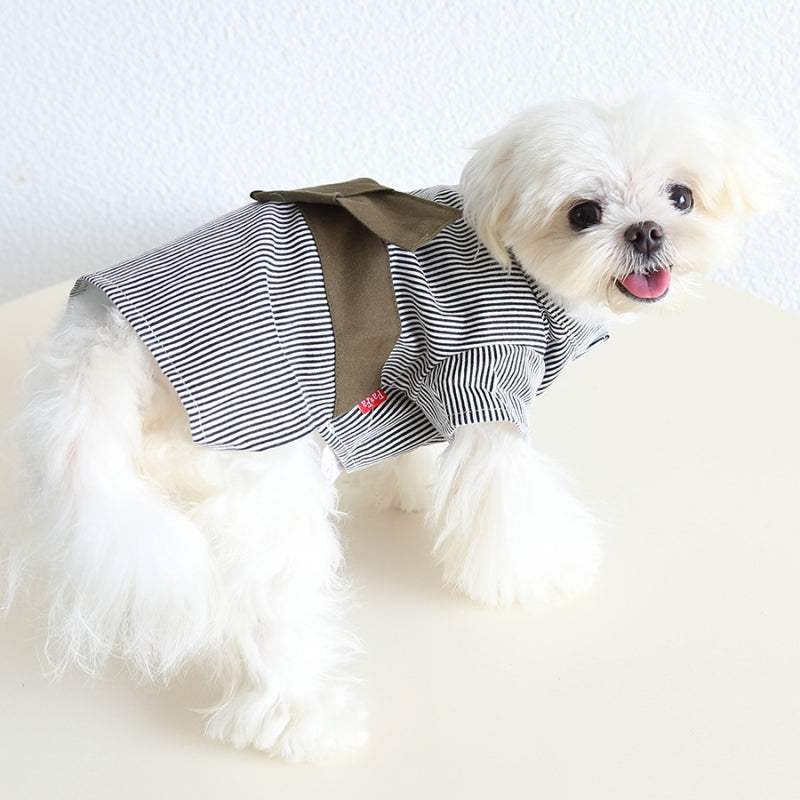 Cotton Striped Shirt for Small Medium Dogs Pet Clothing