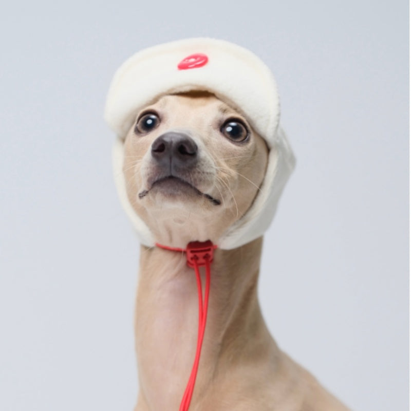 Handmade Adjustable Fleece Aviator Hat Italian Greyhound Winter Warm Dog Hat