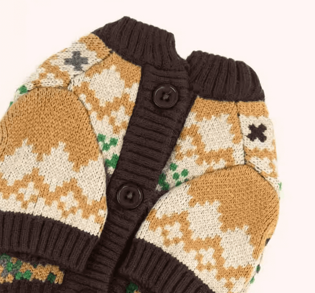 Retro Winter Coat – Vintage Warm Pet Jacket