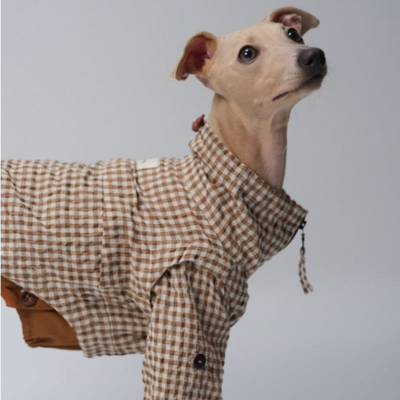 Cotton Detachable Sleeve Bubble Shirts for Whippet & Italian Greyhound